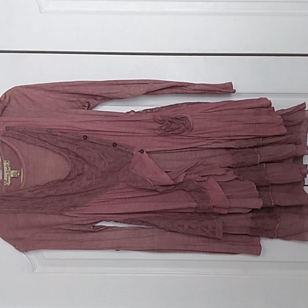 Layered lace rose top